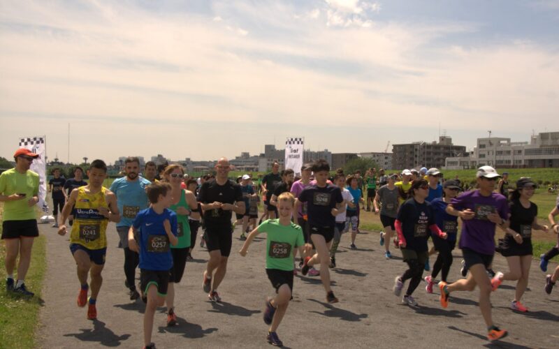 A photo of people enjoying running at 2017 Charity Runathon