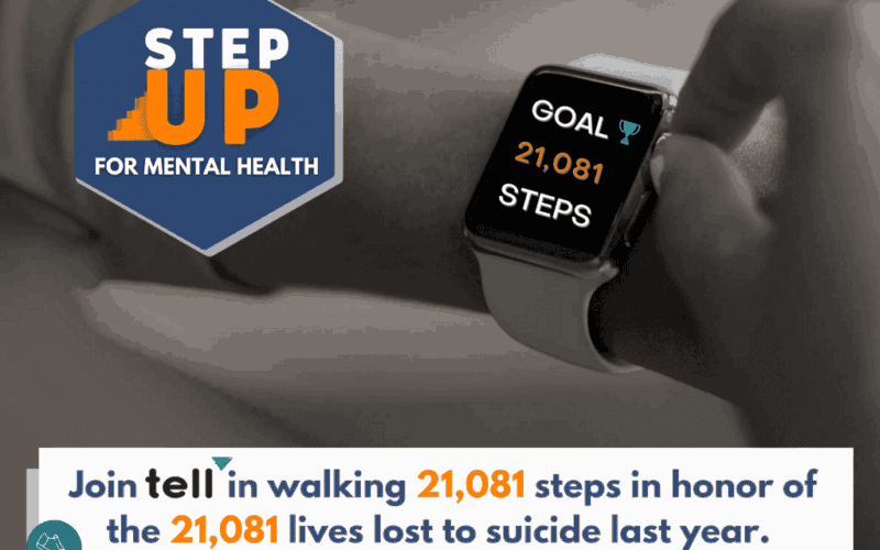 A photo of a person's arm wearing a smartwatch showed "GOAL 21081 STEPS"