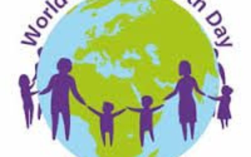 A logo of World Mental Health Day 2017