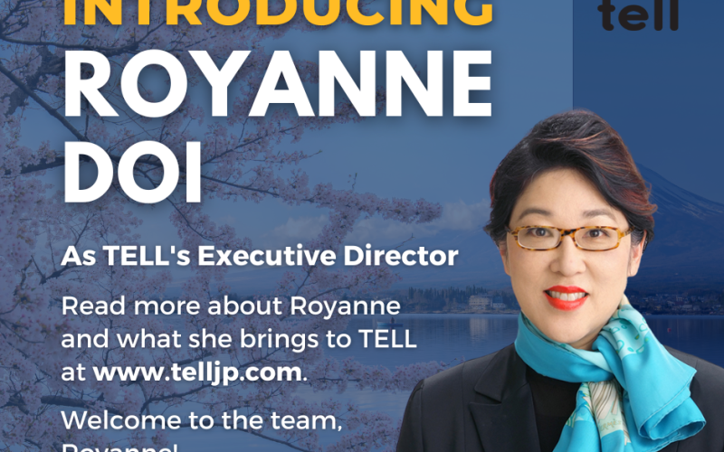 Welcome Royanne Doi to TELL